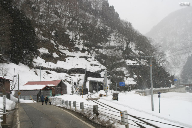 雪景色 雪国 冬 鉄道 高山本線 打保−杉原 雪景色 雪国 冬 鉄道 高山本線 打保−杉原