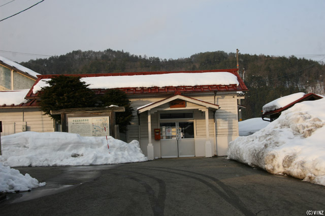 雪景色 雪国 冬 鉄道 高山本線　飛騨細江駅