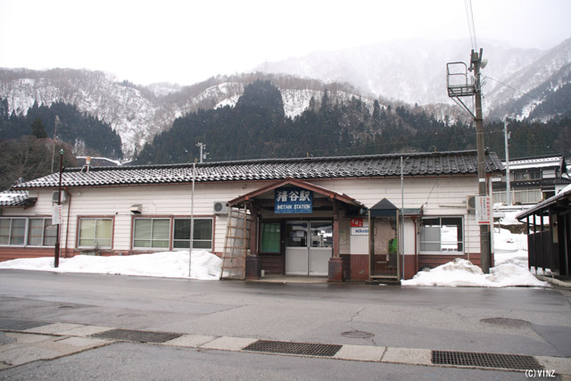 雪景色 雪国 冬 鉄道 高山本線