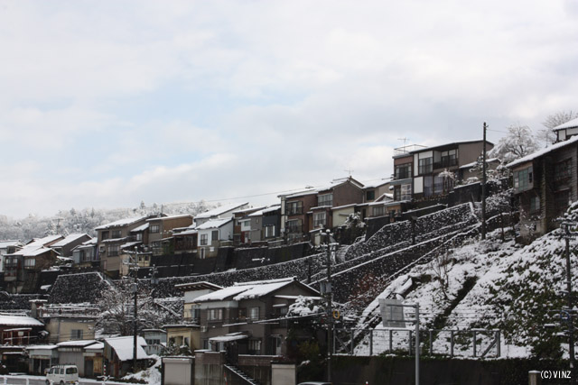 雪景色 冬 富山 越中八尾（えっちゅうやつお）